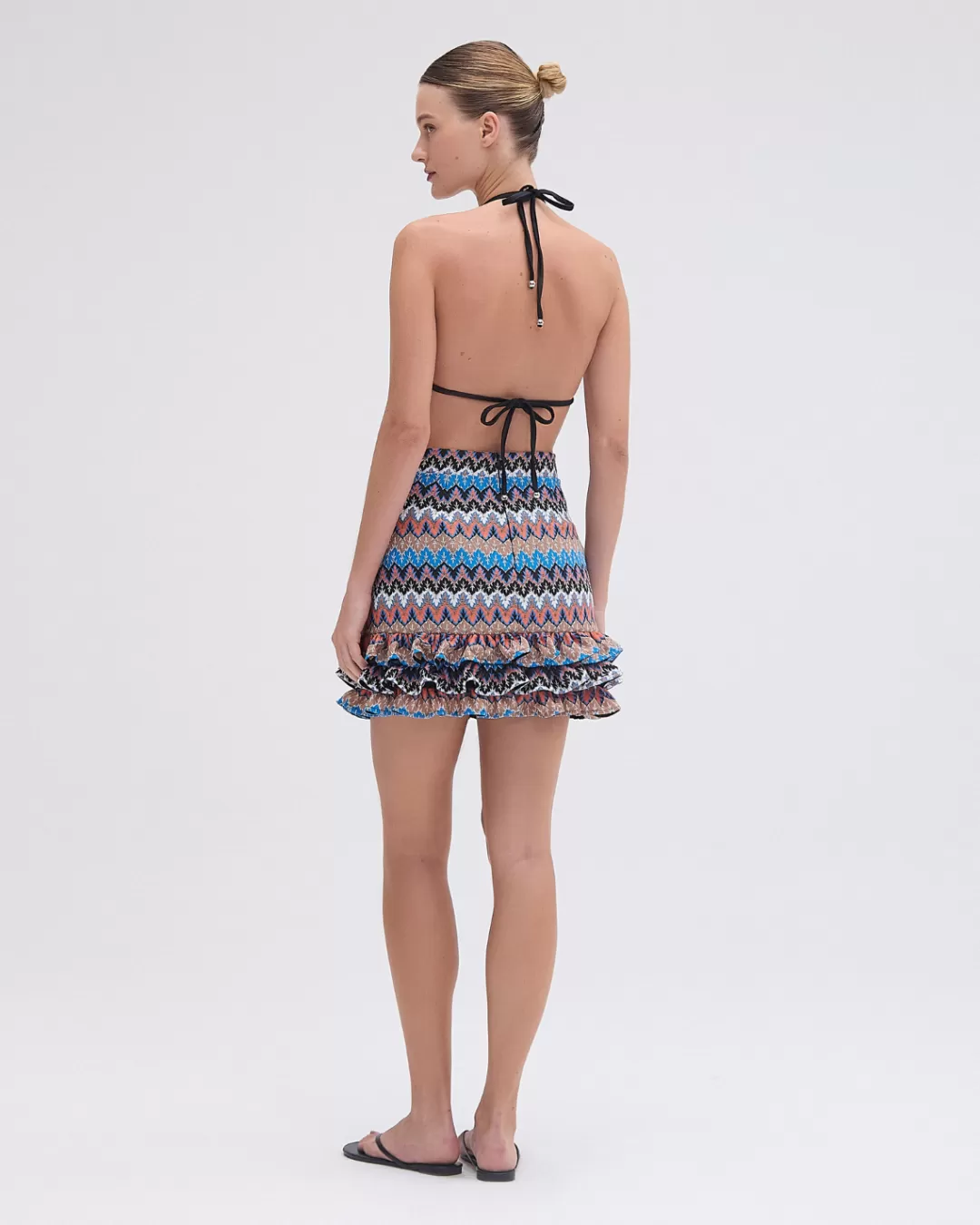 PatBO Crochet Mini Skirt (FINAL SALE) Blackmulti Outlet