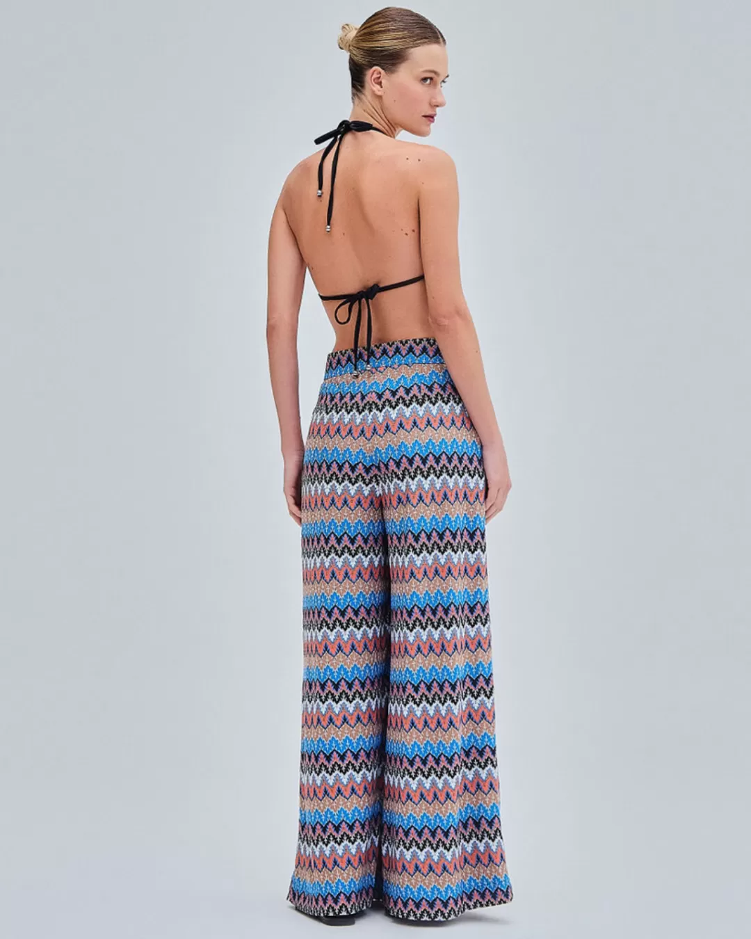 PatBO Crochet Wide Leg Pants (FINAL SALE) Blackmulti Cheap