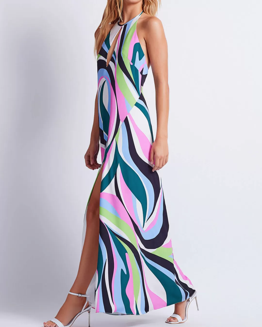 PatBO DELOS KEYHOLE MAXI DRESS (FINAL SALE) Blackmulti New