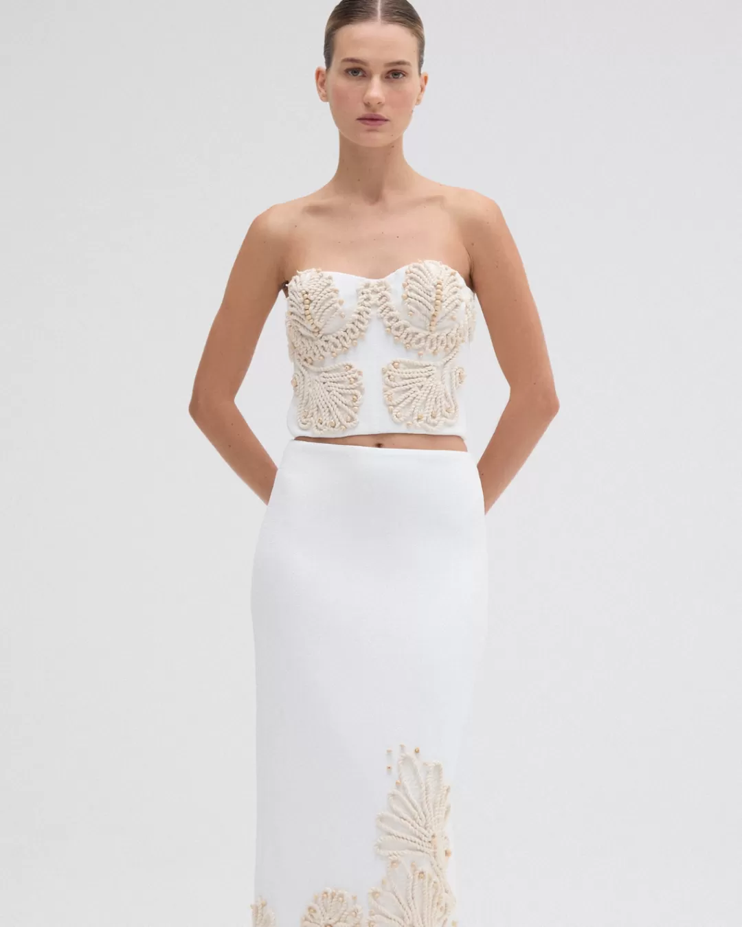 PatBO DUNE KNIT TOP Offwhite Flash Sale