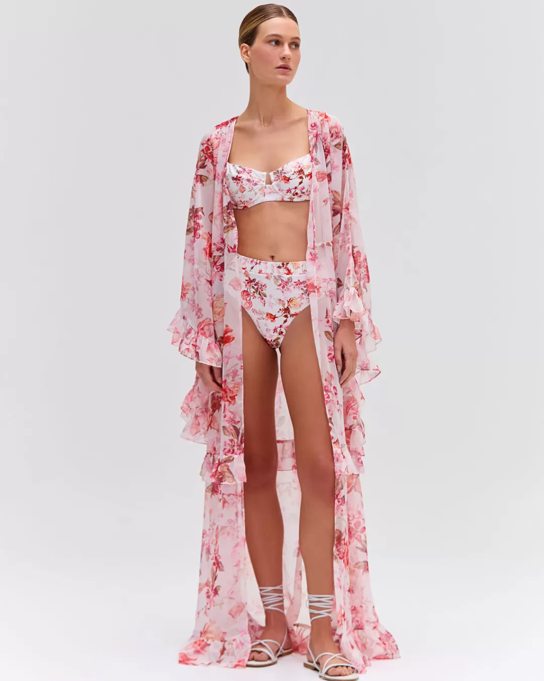 PatBO Floral Haze Maxi Robe (EXCLUSIVE) Vapor Store