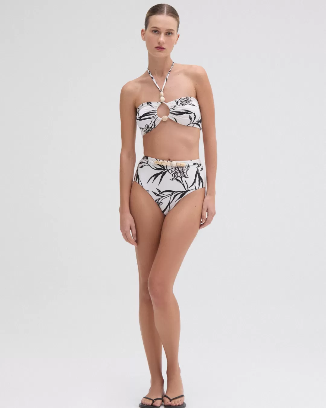 PatBO IRIS HALTERNECK BIKINI TOP Offwhite Online
