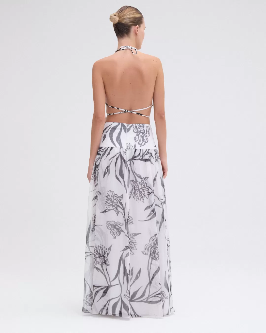 PatBO IRIS MAXI SKIRT Offwhite Flash Sale