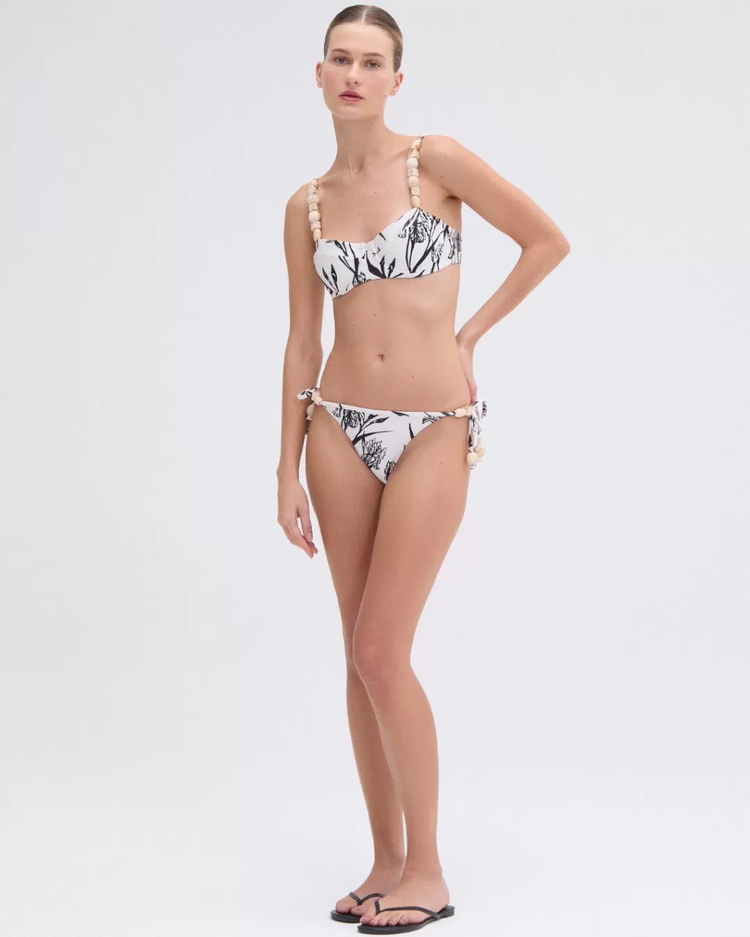 PatBO IRIS STRING BIKINI BOTTOM Offwhite Best Sale