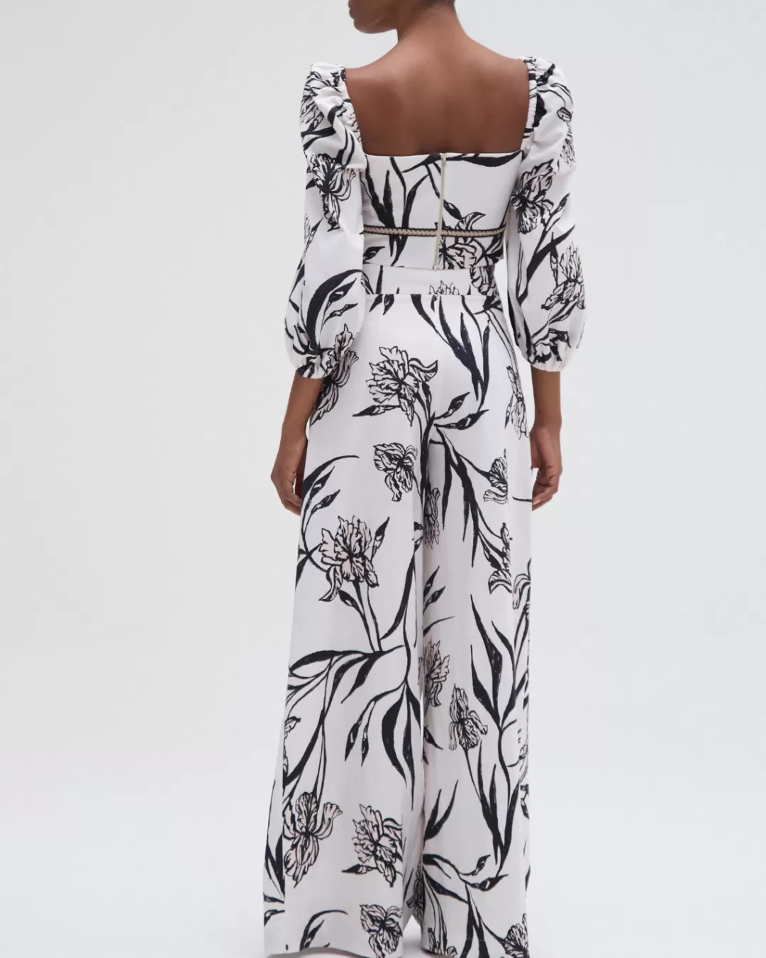 PatBO IRIS WIDE LEG PANT Offwhite Shop