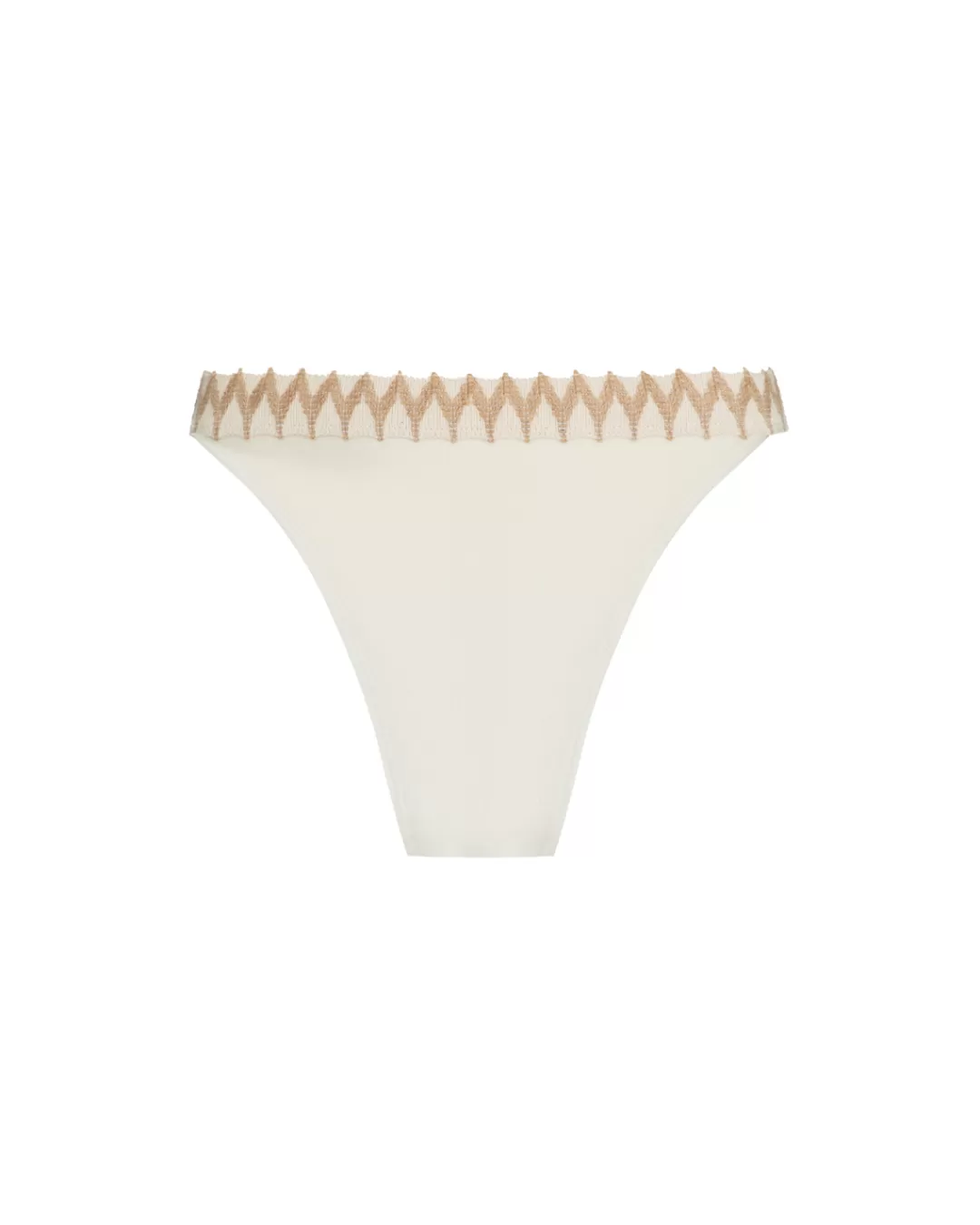 PatBO JUTE TRIM BIKINI BOTTOM Ivory Outlet