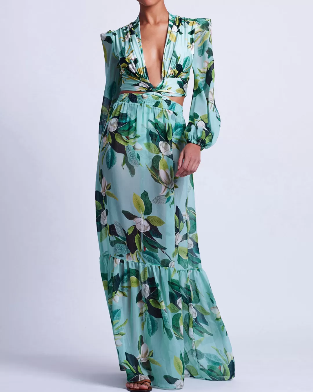PatBO Magnolia Beach Skirt (FINAL SALE) Greenmulti Fashion