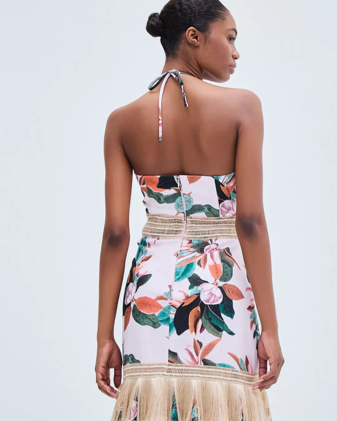 PatBO Magnolia Fitted Midi Dress (FINAL SALE) Chalkpink Fashion