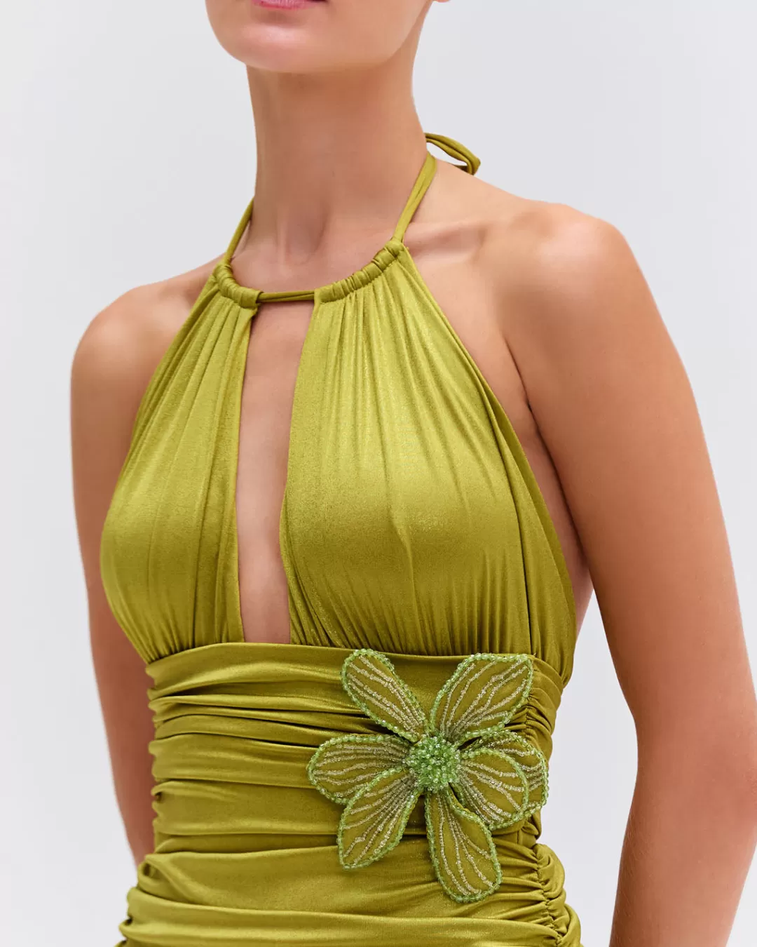 PatBO Metallic Jersey Bodysuit (FINAL SALE) Absinthe Best