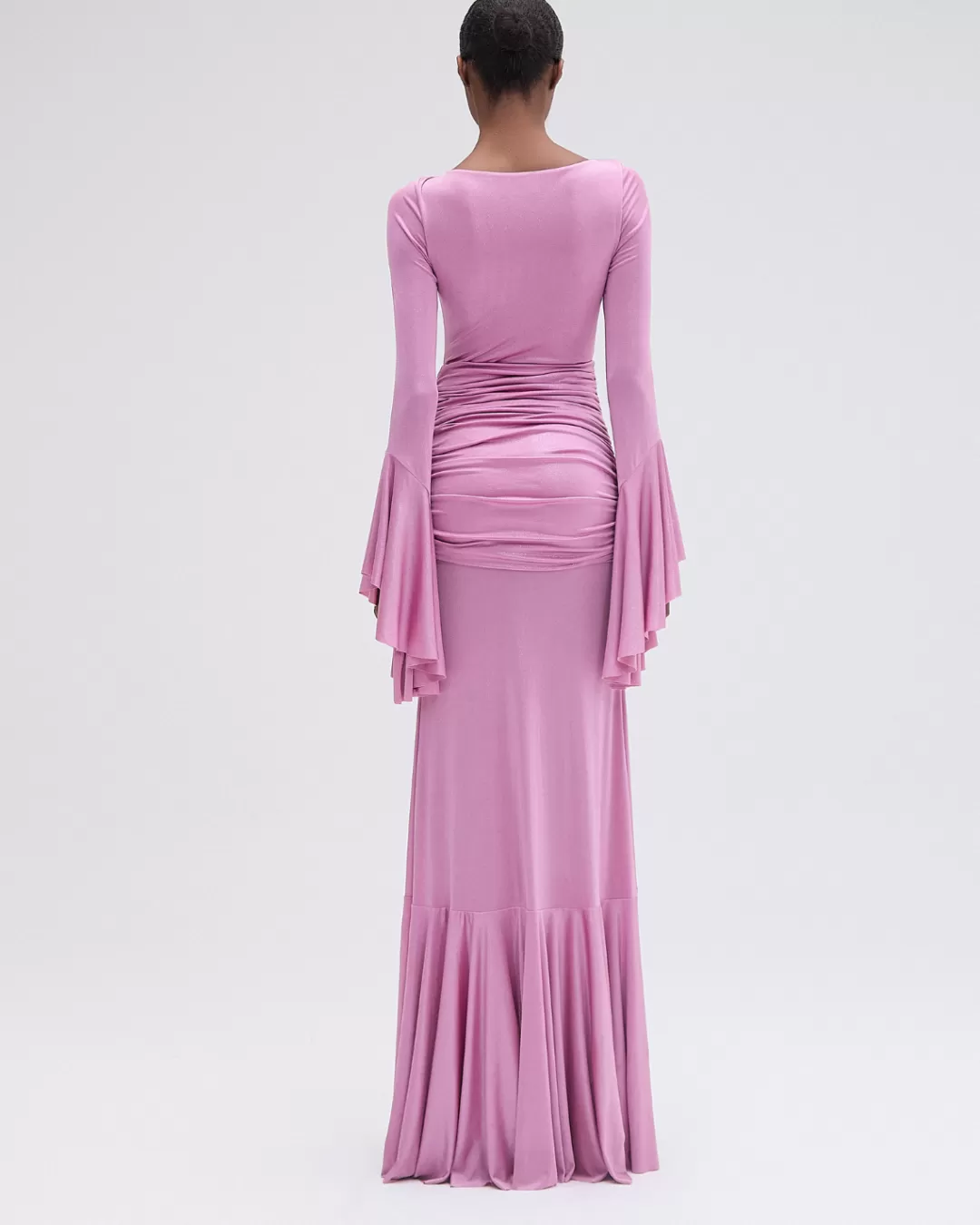 PatBO Metallic Jersey Ruched Maxi Dress (FINAL SALE) Lilac Store
