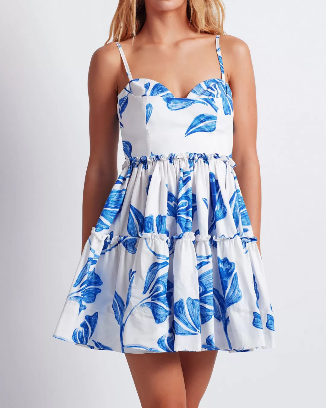 PatBO Nightflower Cotton Mini Dress (FINAL SALE) White Fashion