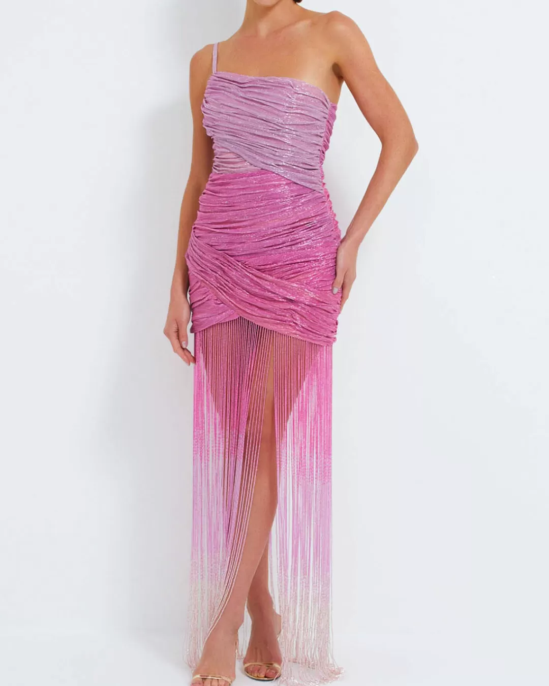 PatBO Ombre Beaded Gown (EXCLUSIVE) Poppink Flash Sale