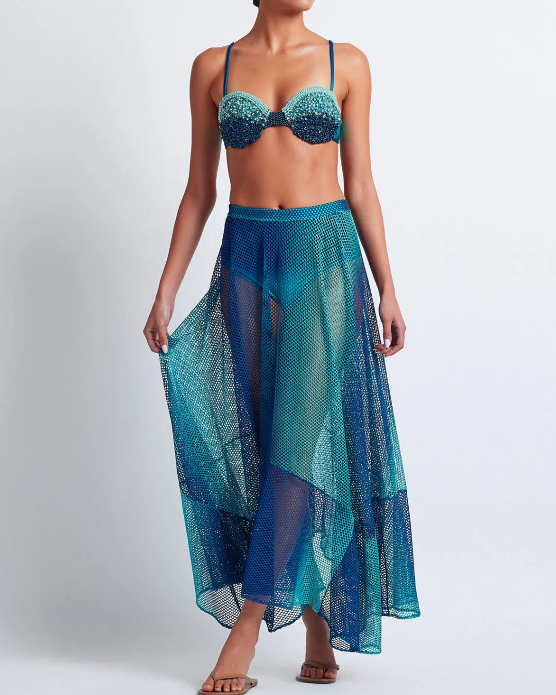 PatBO OMBRE NETTED BEACH SKIRT (FINAL SALE) Hightide Cheap