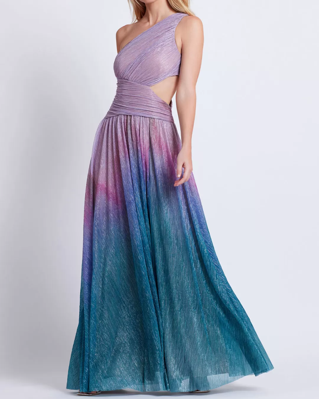 PatBO OMBRE ONE SHOULDER MAXI DRESS (FINAL SALE) Sirenuse Store