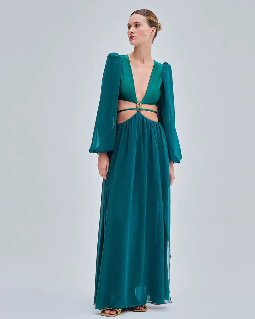 PatBO PISCINA CUTOUT MAXI DRESS (FINAL SALE) Galapagos Outlet
