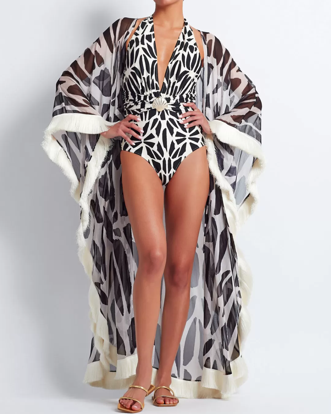 PatBO PLUNGE ONE PIECE SWIMSUIT (FINAL SALE) Discount