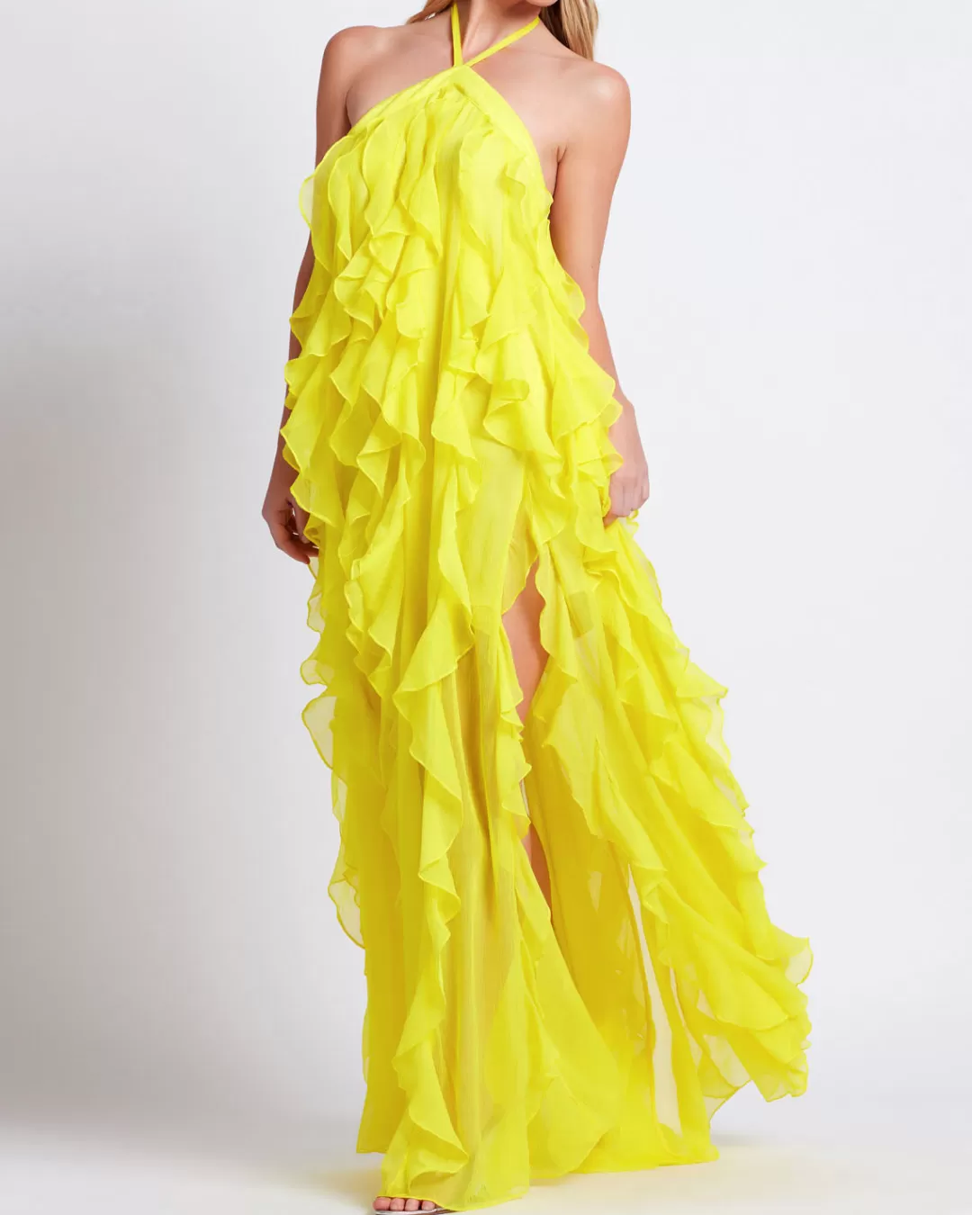 PatBO RUFFLE HALTERNECK MAXI DRESS (FINAL SALE) Siciliano Cheap