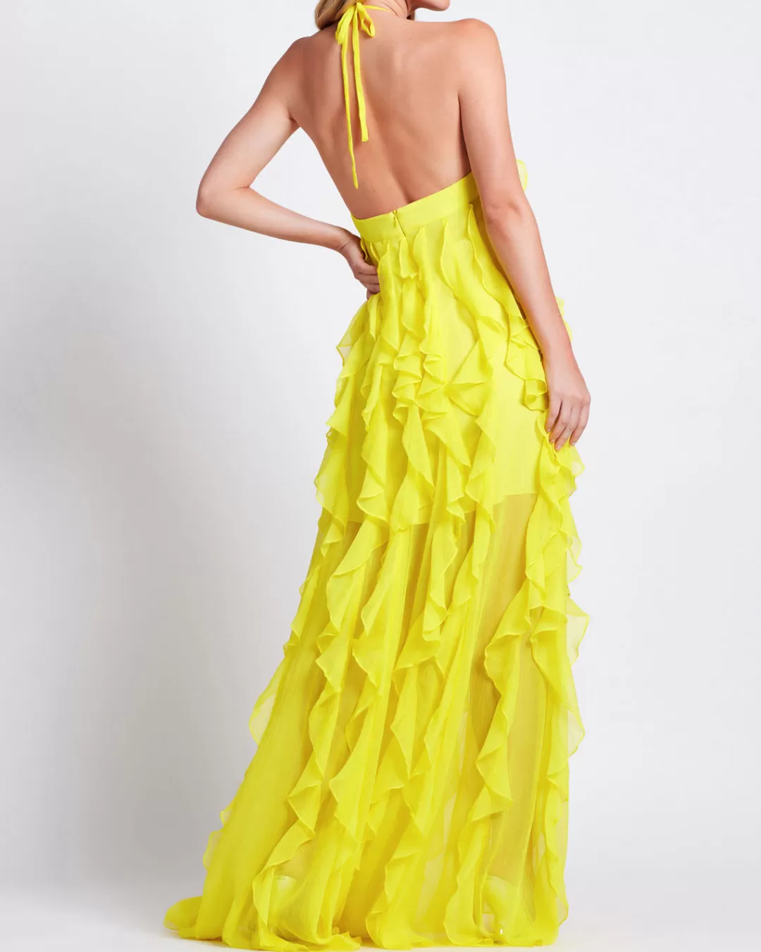 PatBO RUFFLE HALTERNECK MAXI DRESS (FINAL SALE) Siciliano Cheap