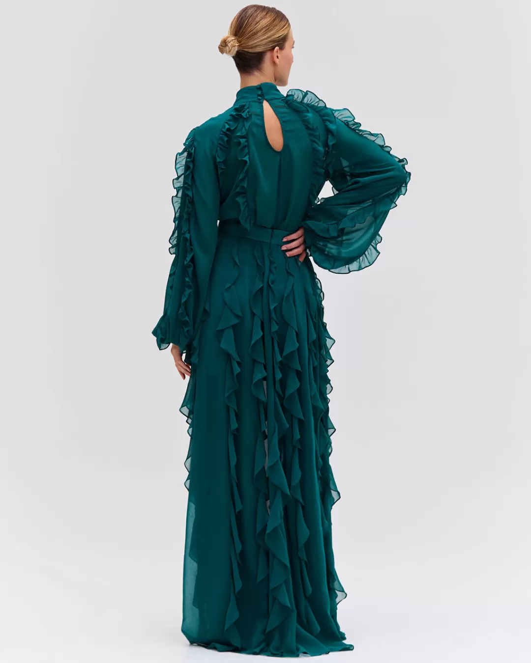 PatBO Ruffle Maxi Skirt (FINAL SALE) Galapagos Best