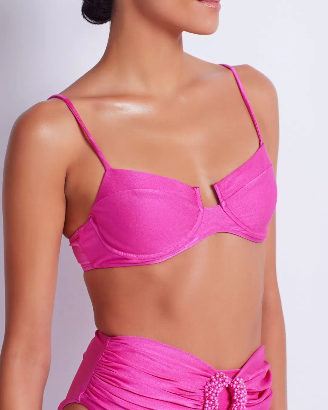 PatBO UNDERWIRE BIKINI TOP (FINAL SALE) Flamingo Best Sale