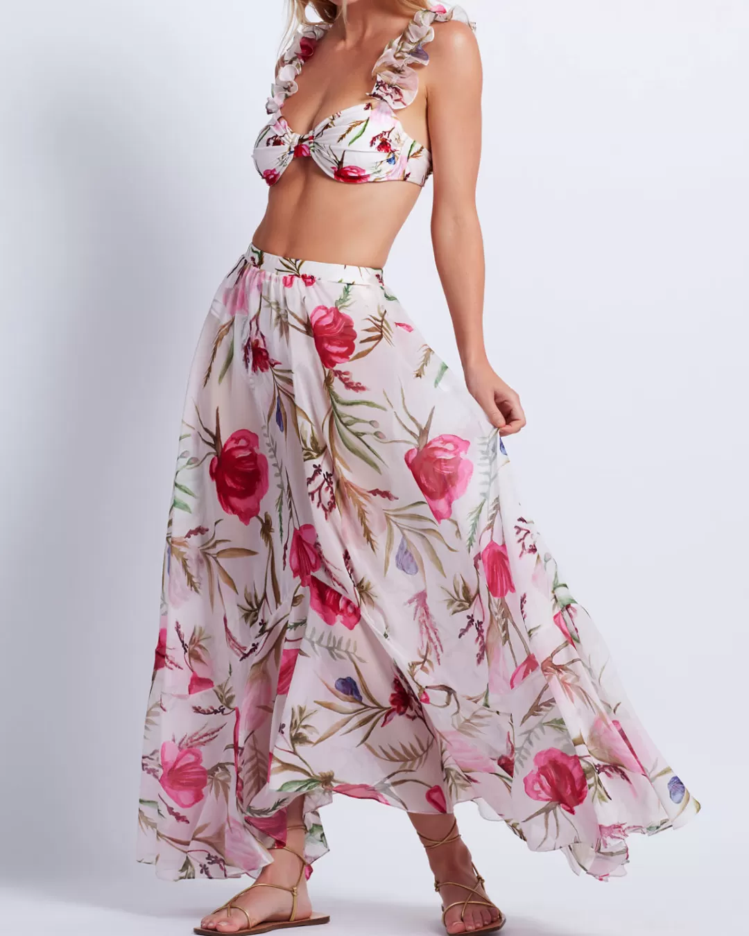 PatBO Viera Beach Skirt (FINAL SALE) White New
