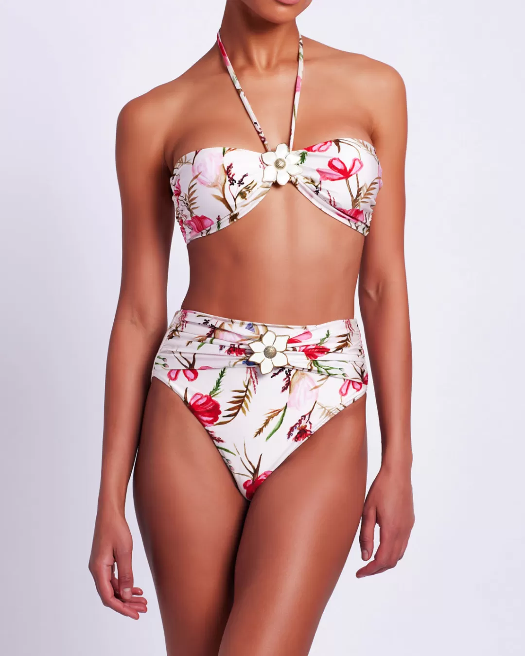 PatBO Viera Halterneck Bikini Top (FINAL SALE) White Best Sale